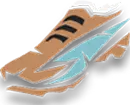 Логотип сайта с изображением футбольной бутсы